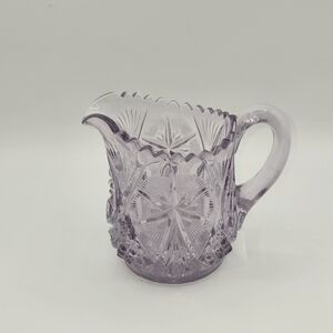 E.A.P.G. Mckee‎ Glass Co. Yutec 1907 Creamer Dish Lilac